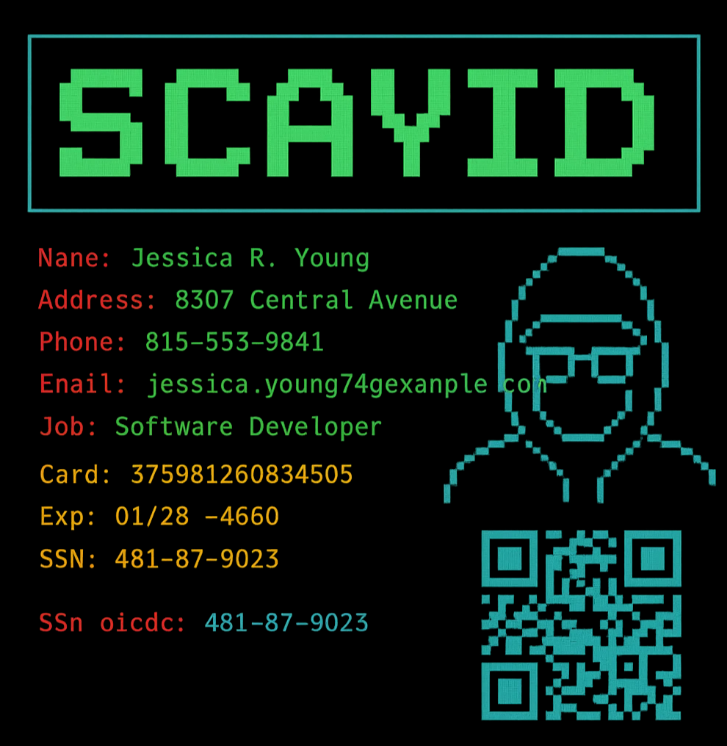Scayid: Generate Fake Identities Like a Hacker